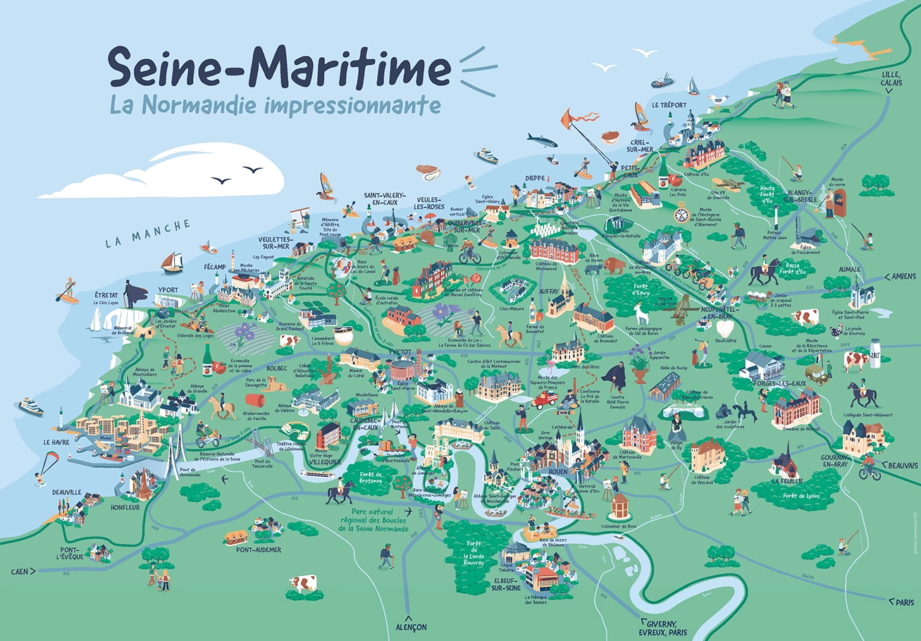 La Seine-Maritime à visiter