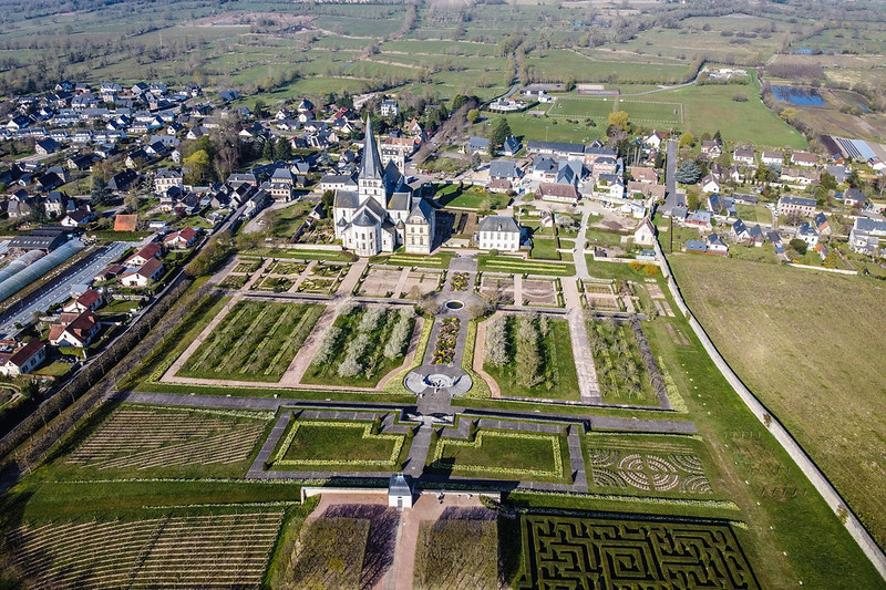 Les jardins de l’abbaye Saint-Georges de Boscherville