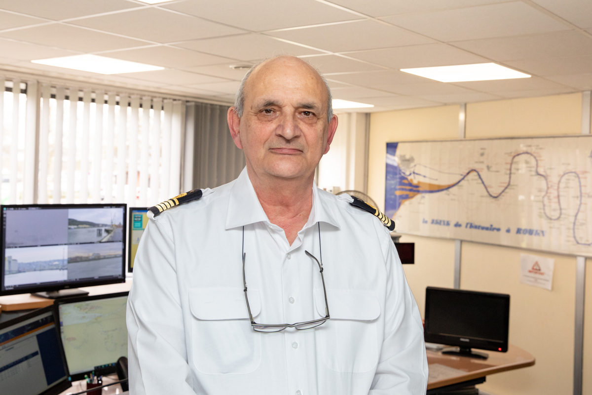 Pascal Bonnel, un commandant sur Seine