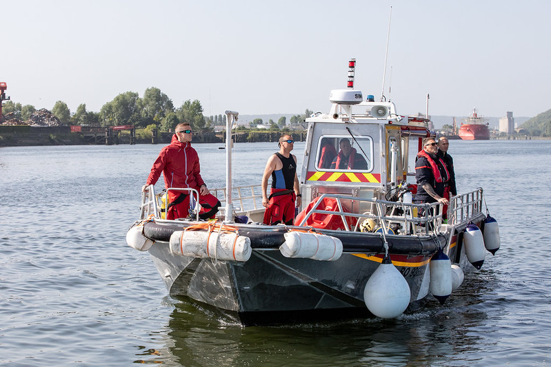 Les sapeurs-pompiers sur le pont