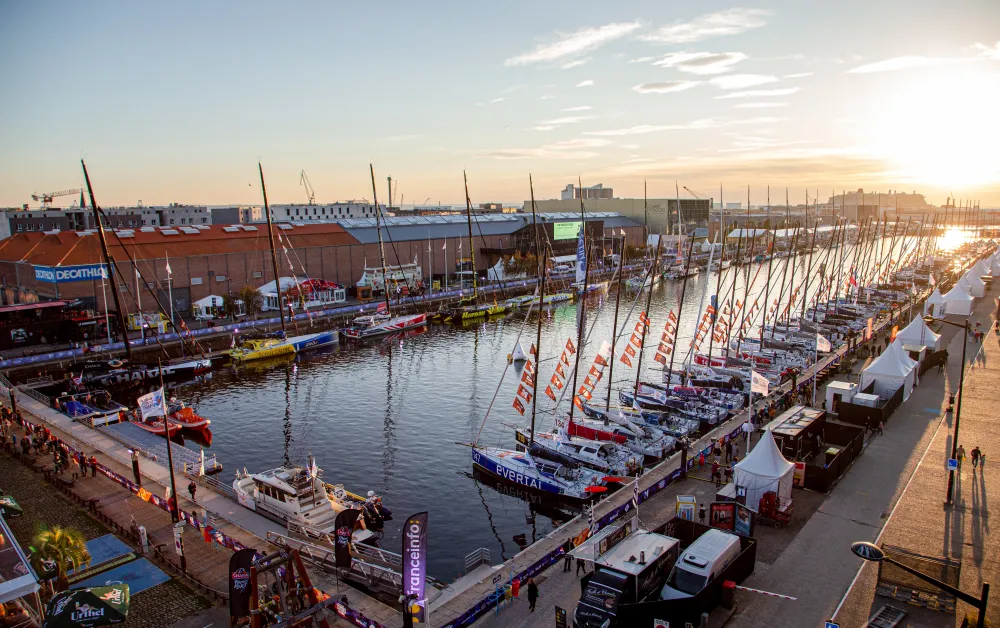 16e Transat Jacques Vabre : un air de fête sur les quais du Havre